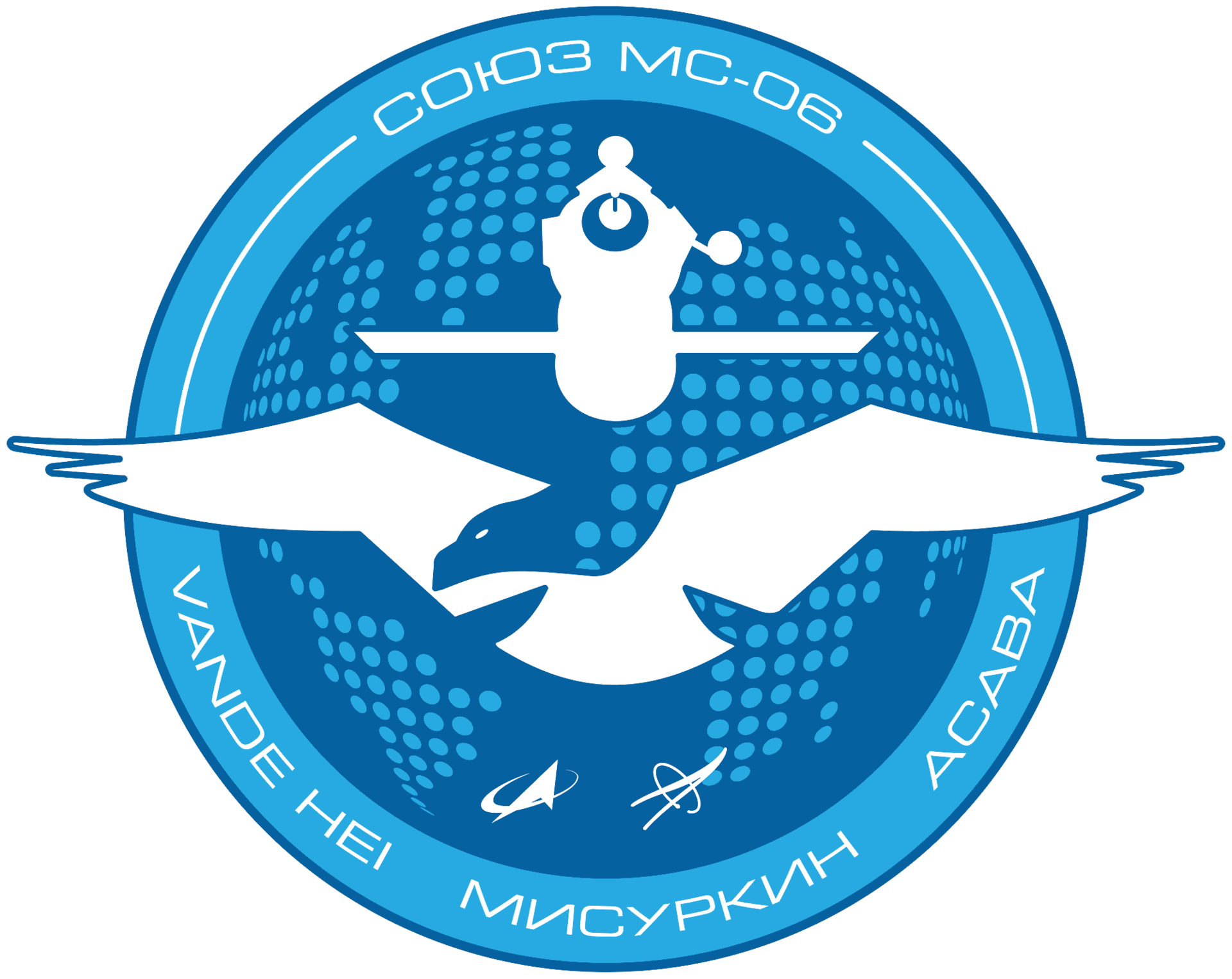 Mission patch for Soyuz MS-06