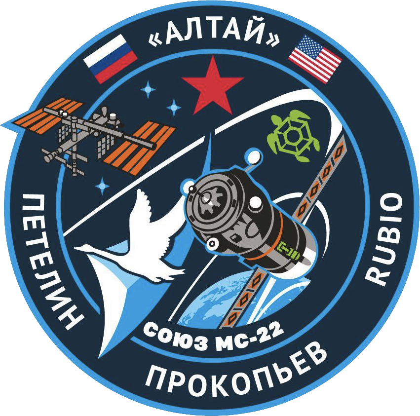 Mission patch for Soyuz MS-22