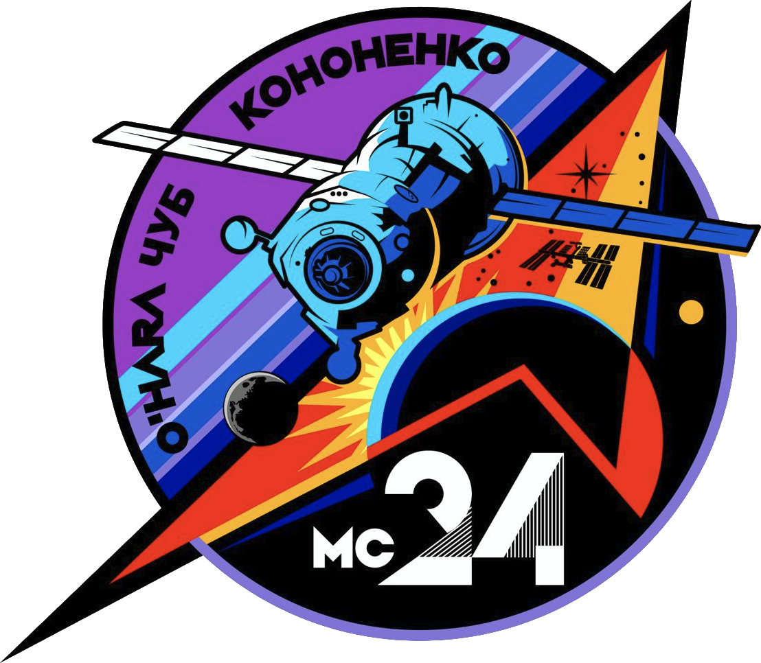 Mission patch for Soyuz MS-24