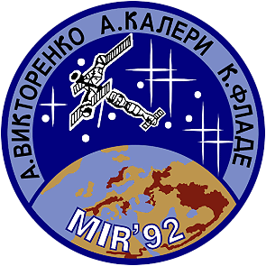 Mission patch for Soyuz TM-14