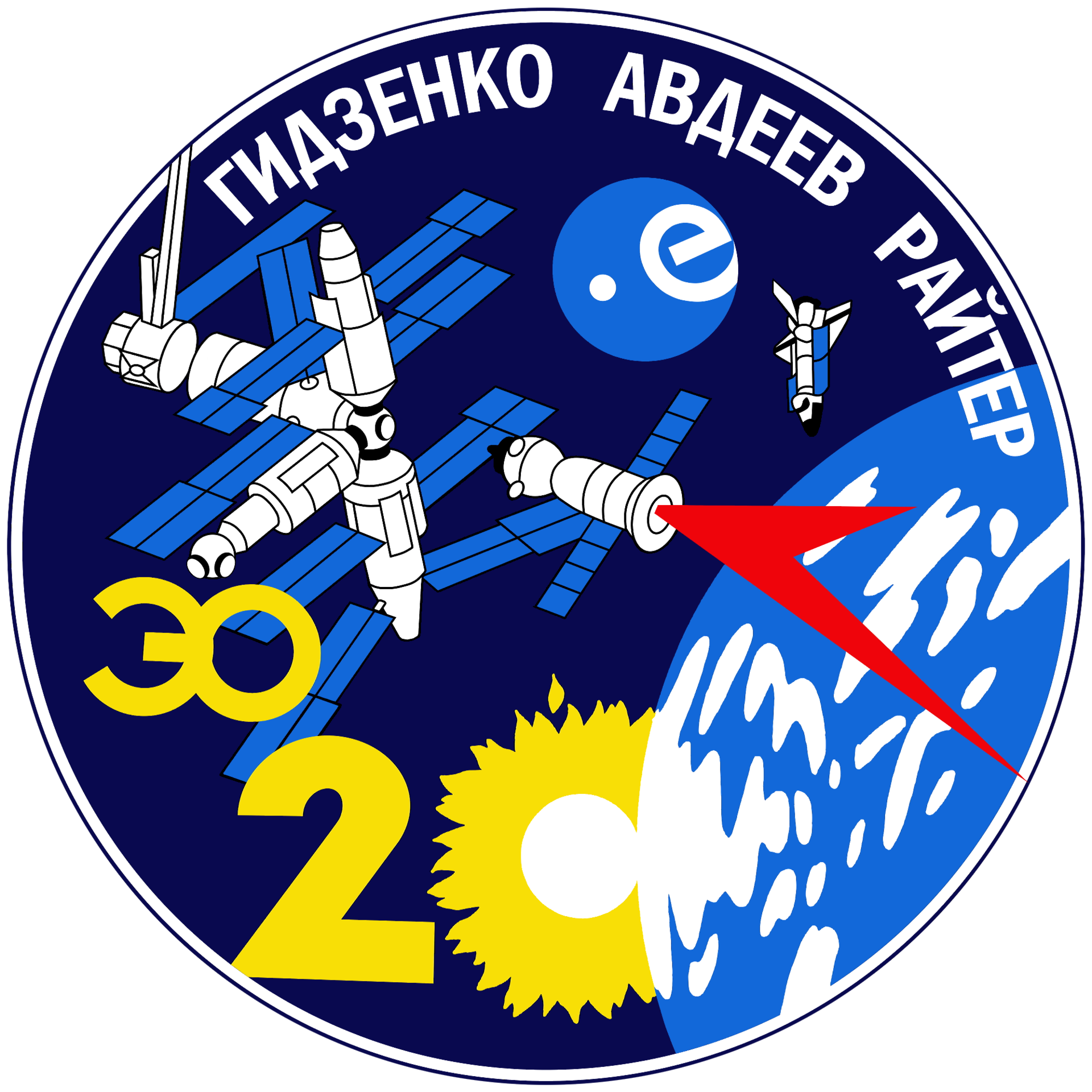 Mission patch for Soyuz TM-22