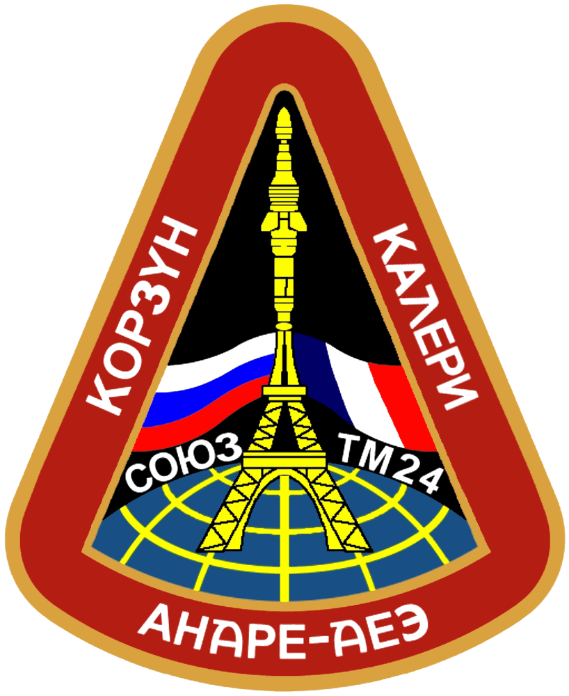 Mission patch for Soyuz TM-24