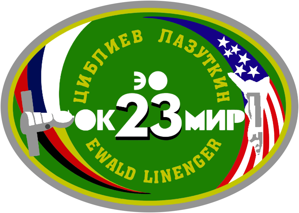 Mission patch for Soyuz TM-25