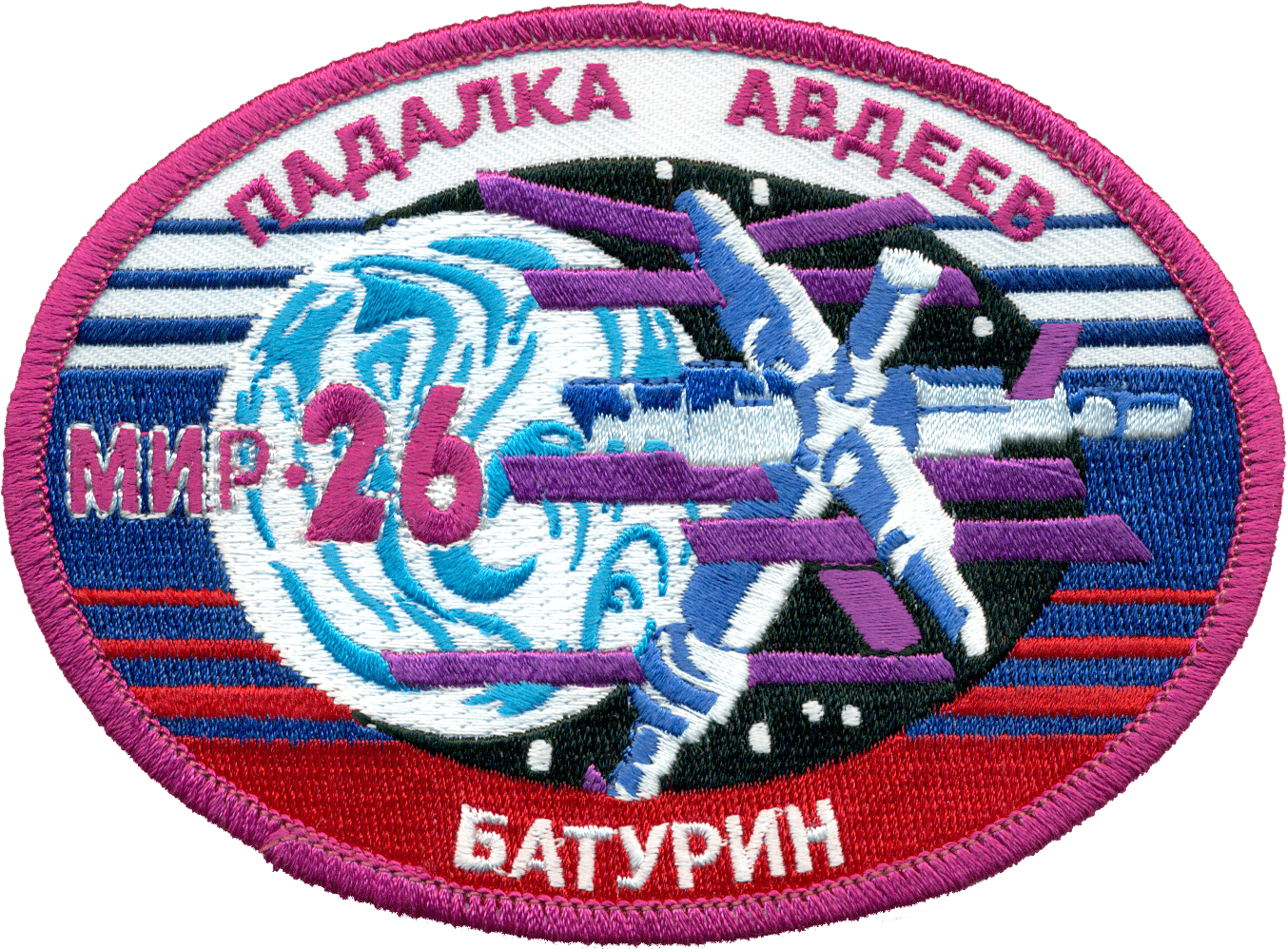 Mission patch for Soyuz TM-28