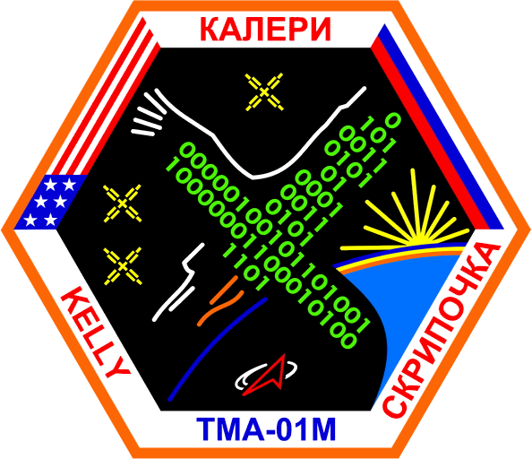 Mission patch for Soyuz TMA-01M