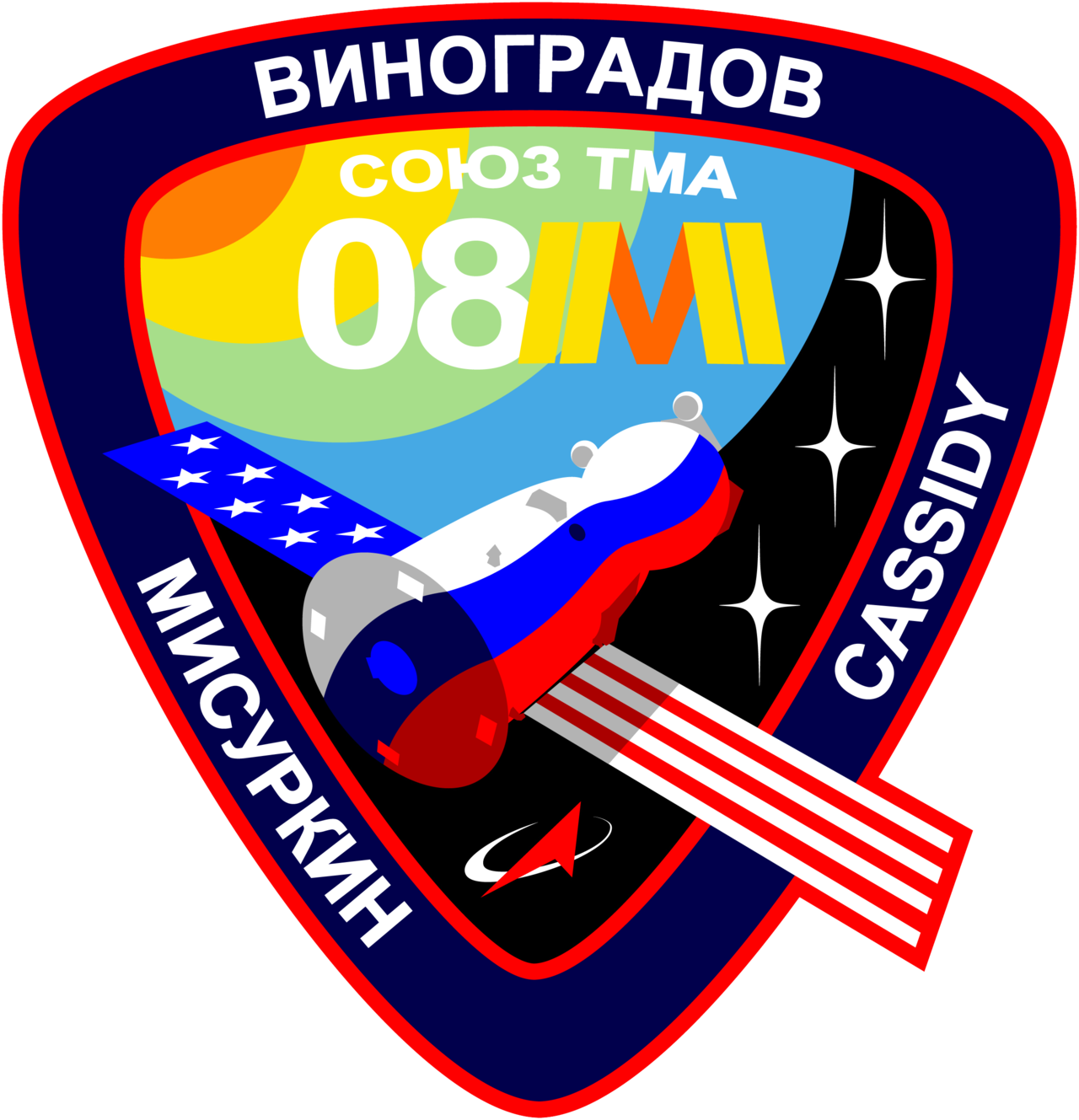 Mission patch for Soyuz TMA-08M