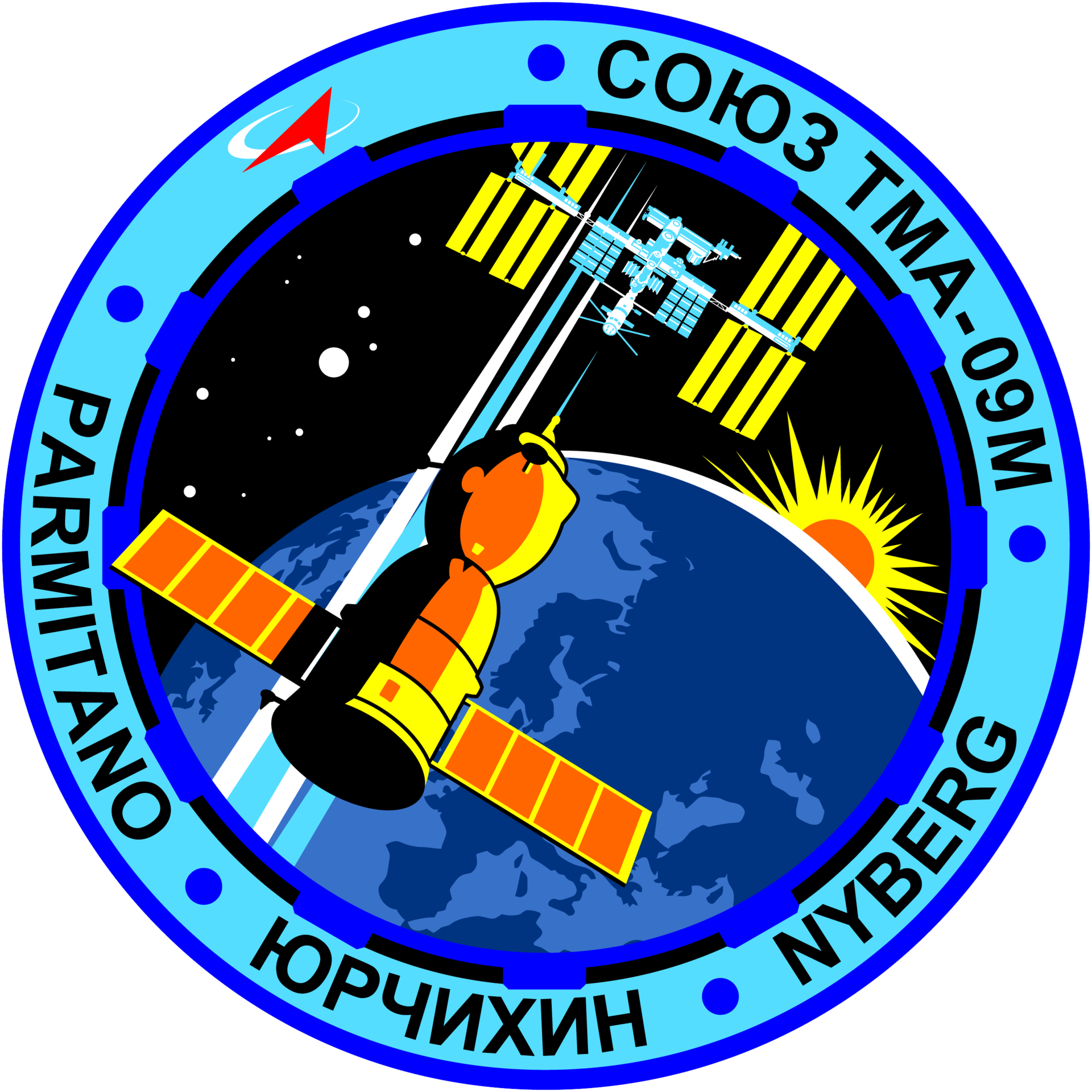 Mission patch for Soyuz TMA-09M