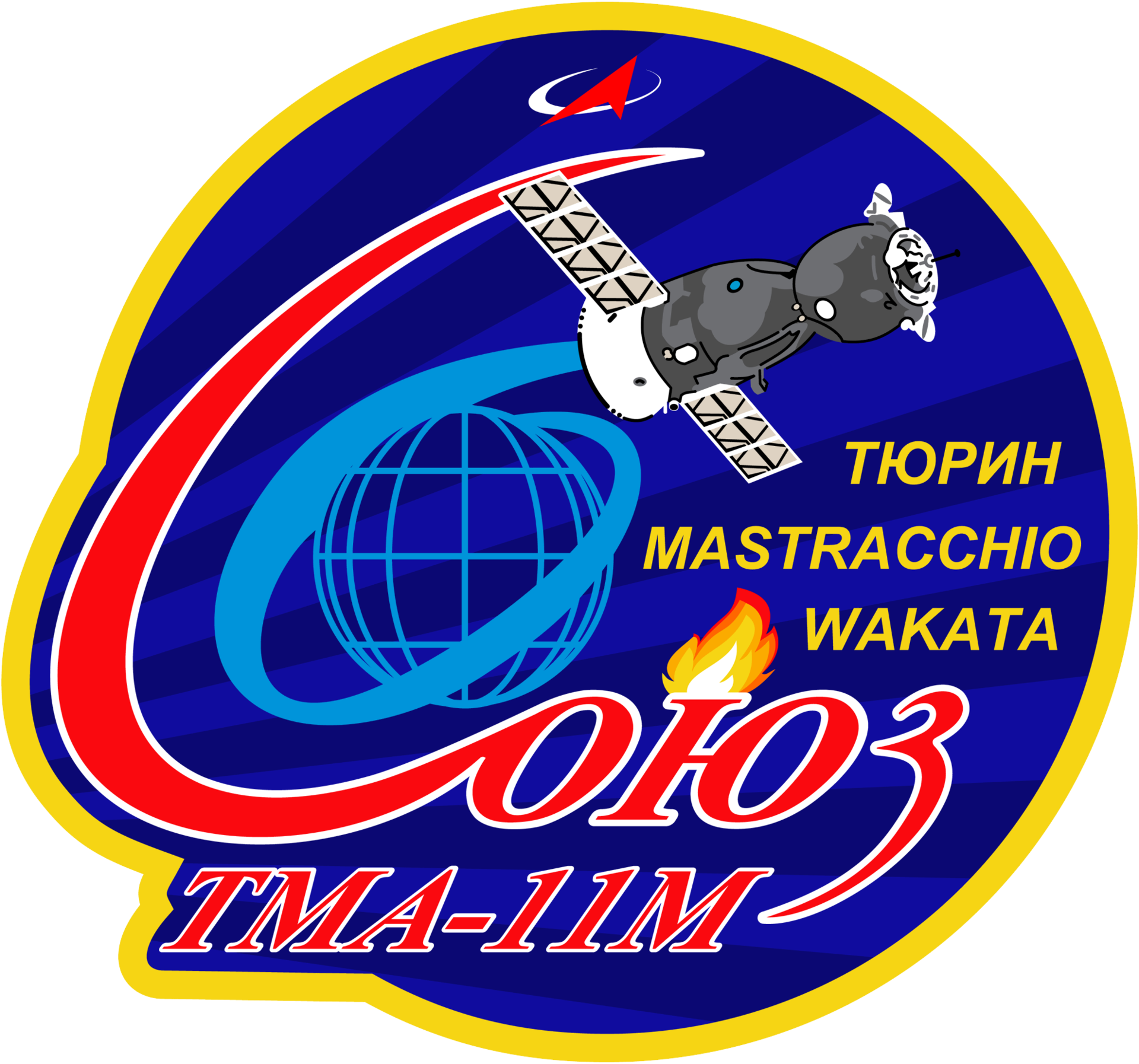 Mission patch for Soyuz TMA-11M