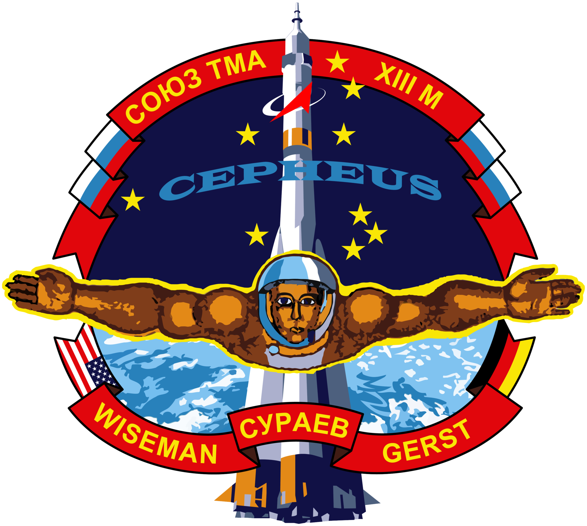 Mission patch for Soyuz TMA-13M