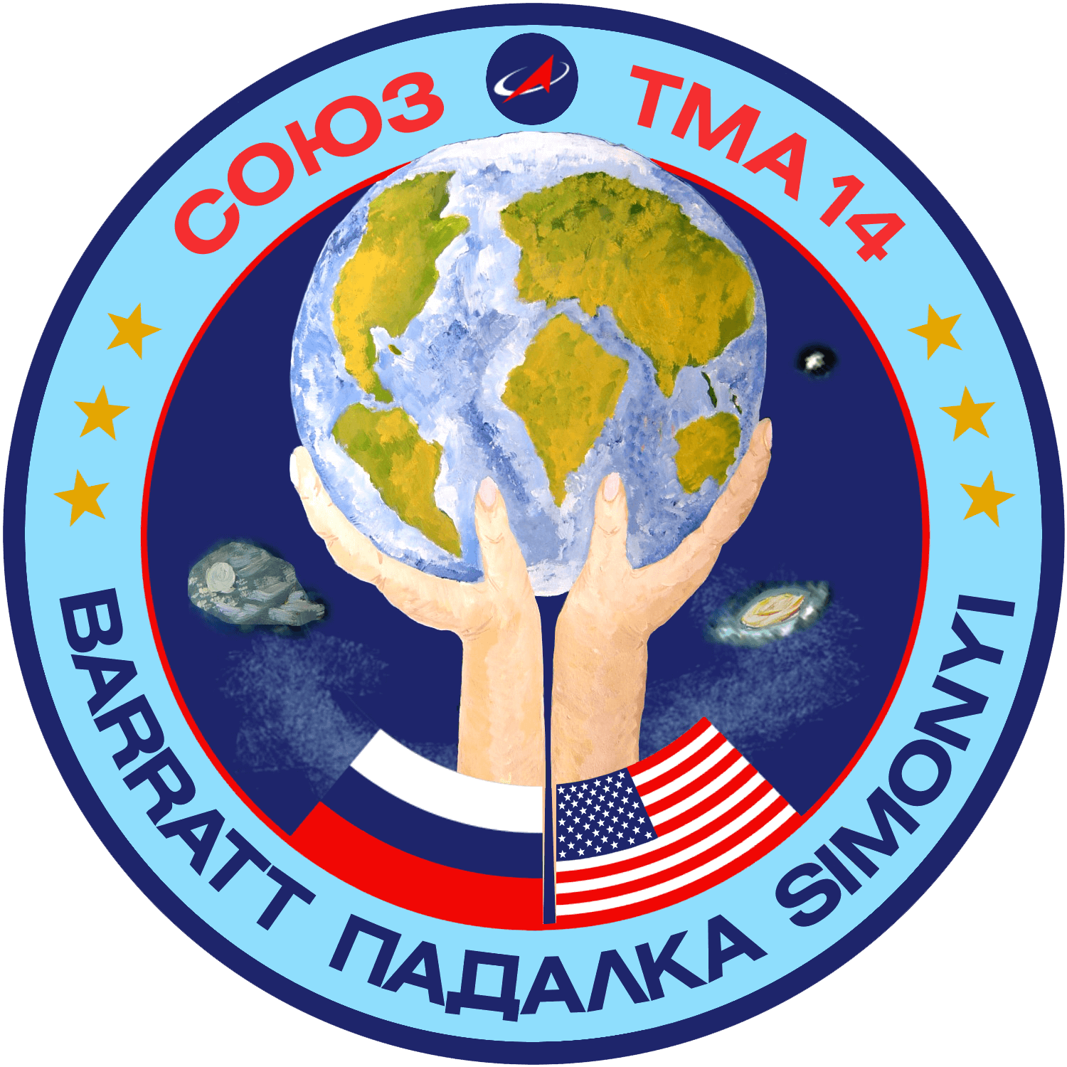 Mission patch for Soyuz TMA-14