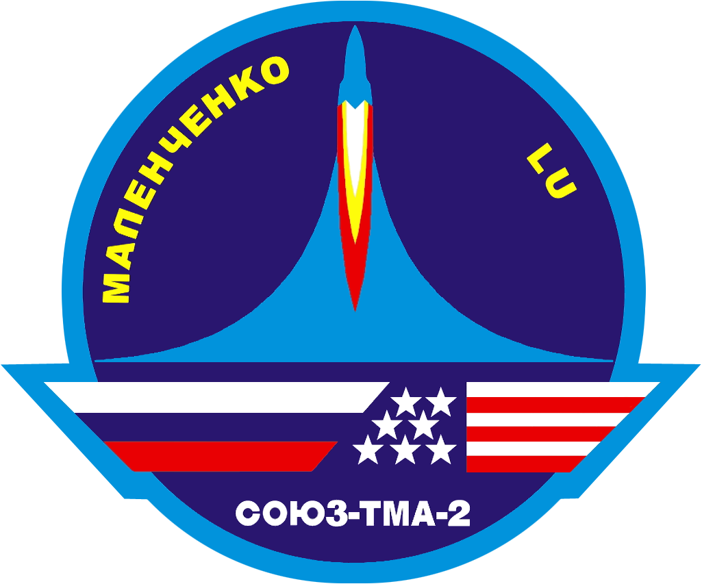 Mission patch for Soyuz TMA-2