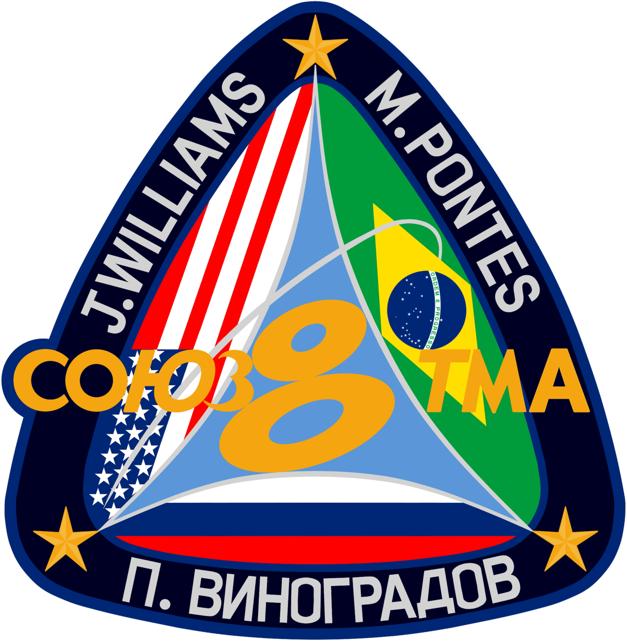Mission patch for Soyuz TMA-8