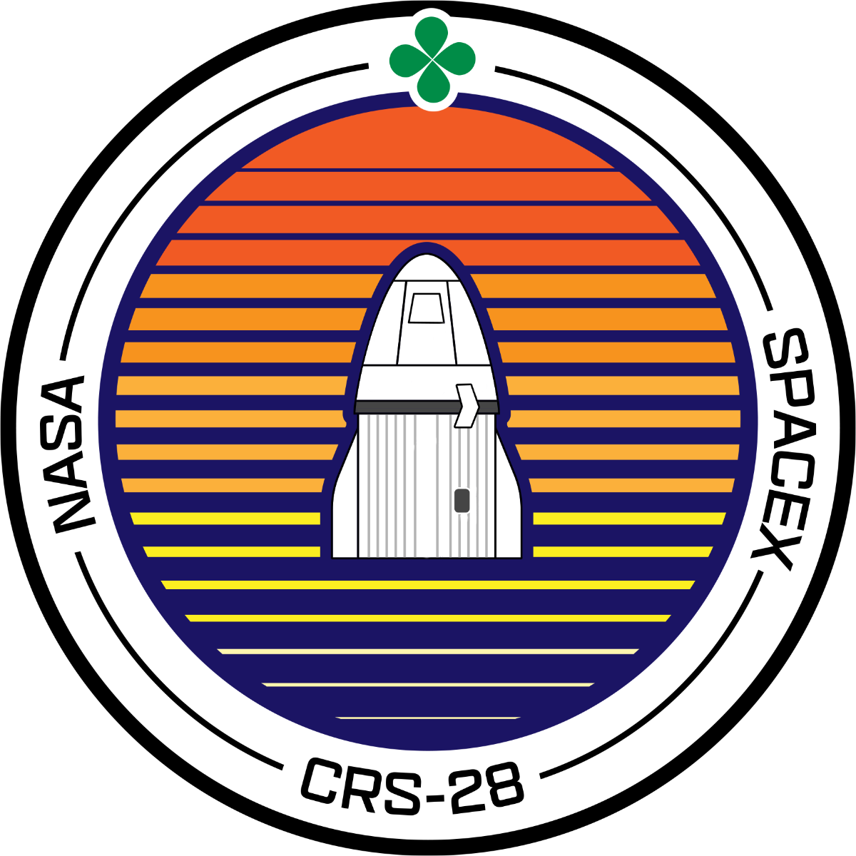 Mission patch for Dragon CRS-2 SpX-28