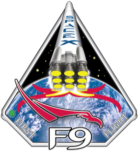 Mission patch for Dragon Spacecraft Qualification Unit (DSQU)