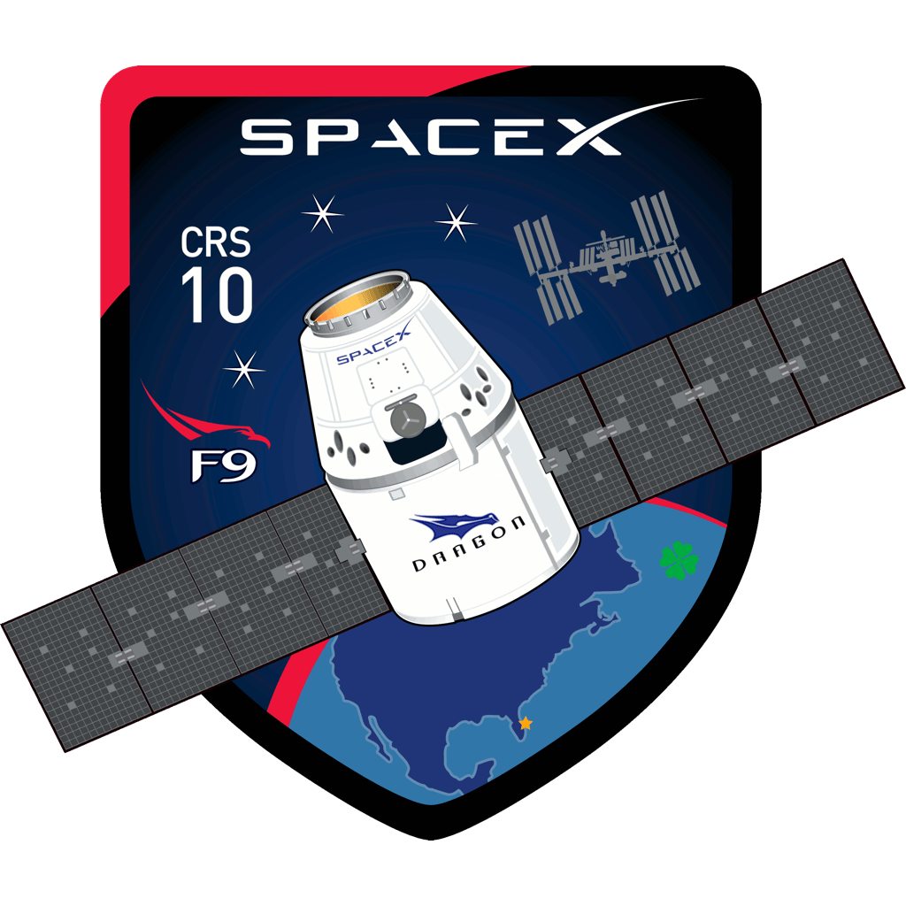 Mission patch for SpX CRS-10