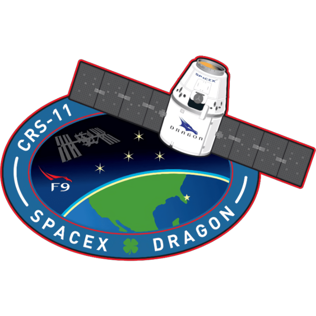 Mission patch for SpX CRS-11