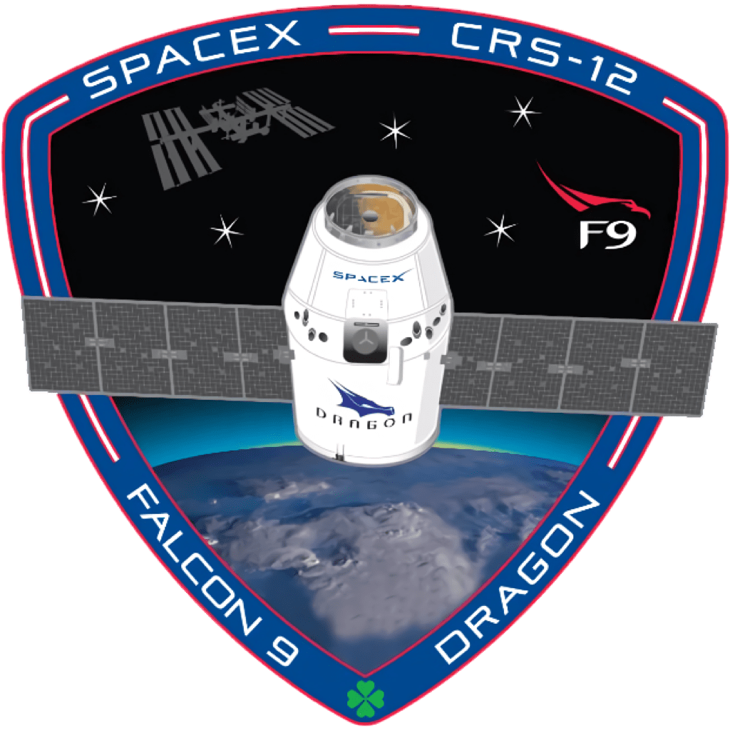 Mission patch for SpX CRS-12