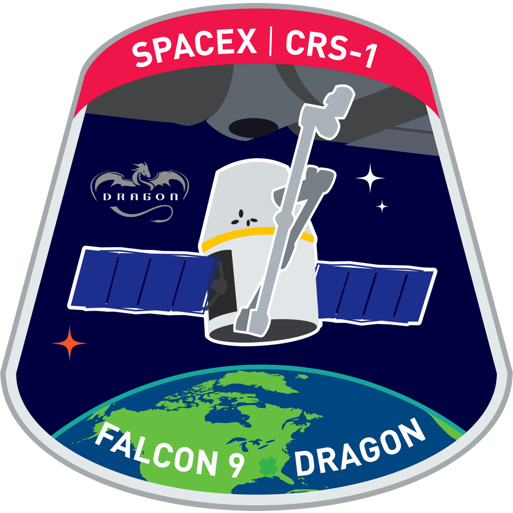 Mission patch for SpX CRS-1