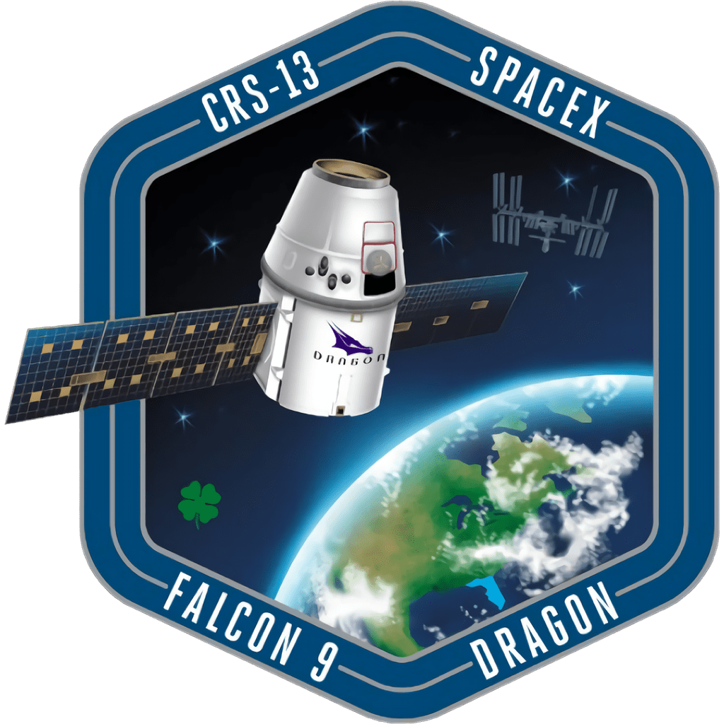 Mission patch for SpX CRS-13