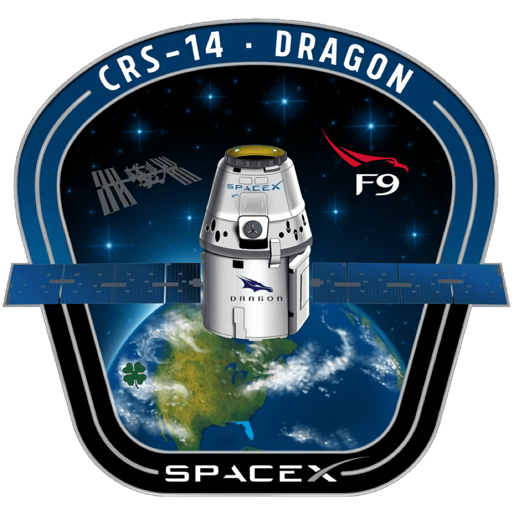 Mission patch for SpX CRS-14