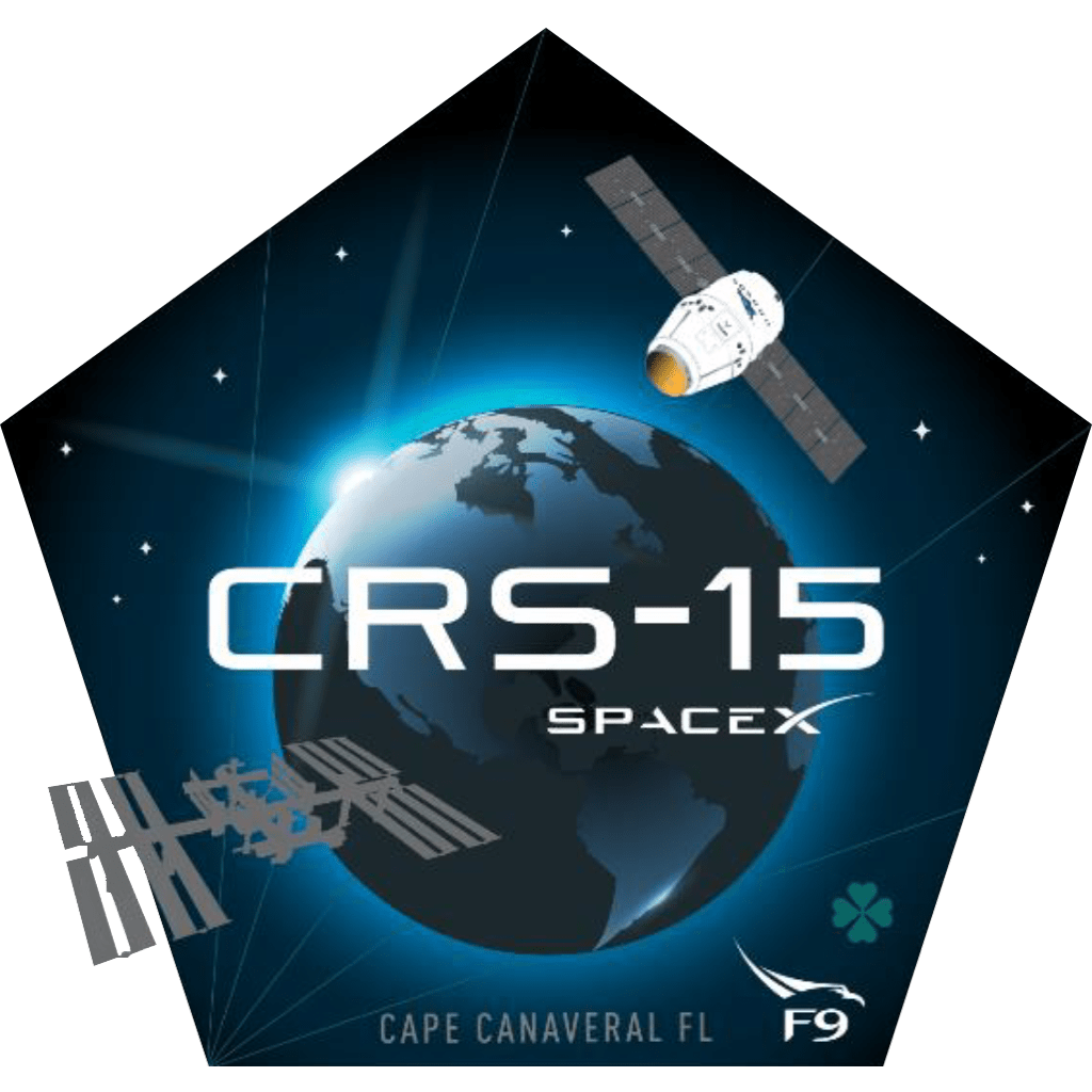 Mission patch for SpX CRS-15