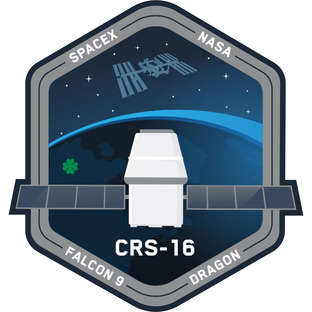 Mission patch for SpX CRS-16