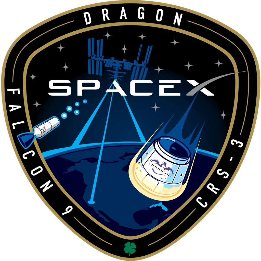 Mission patch for SpX CRS-3