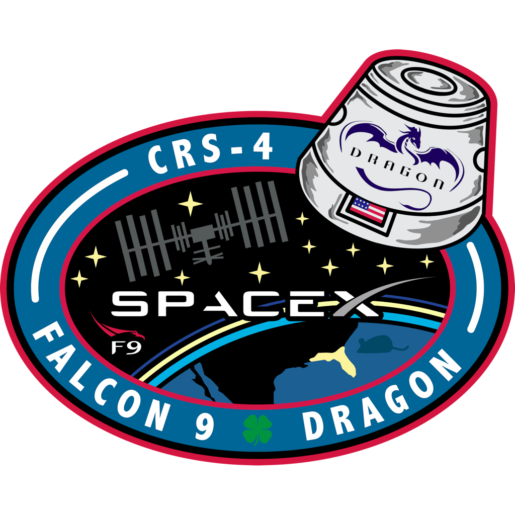 Mission patch for SpX CRS-4