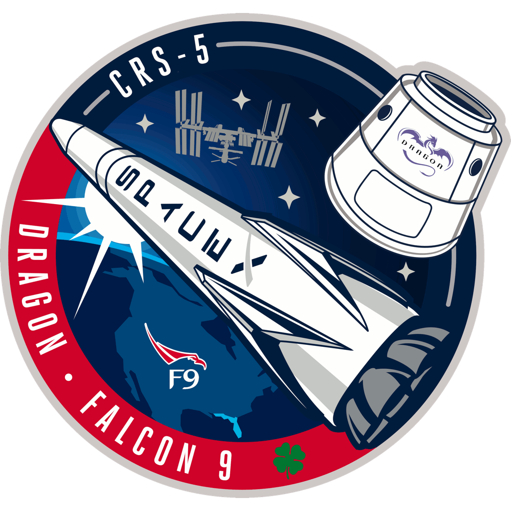 Mission patch for SpX CRS-5