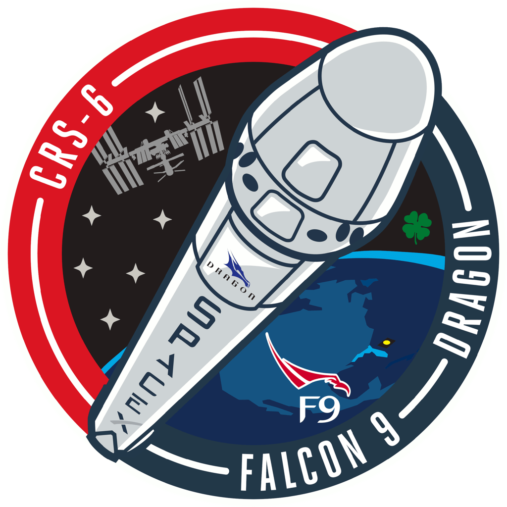 Mission patch for SpX CRS-6