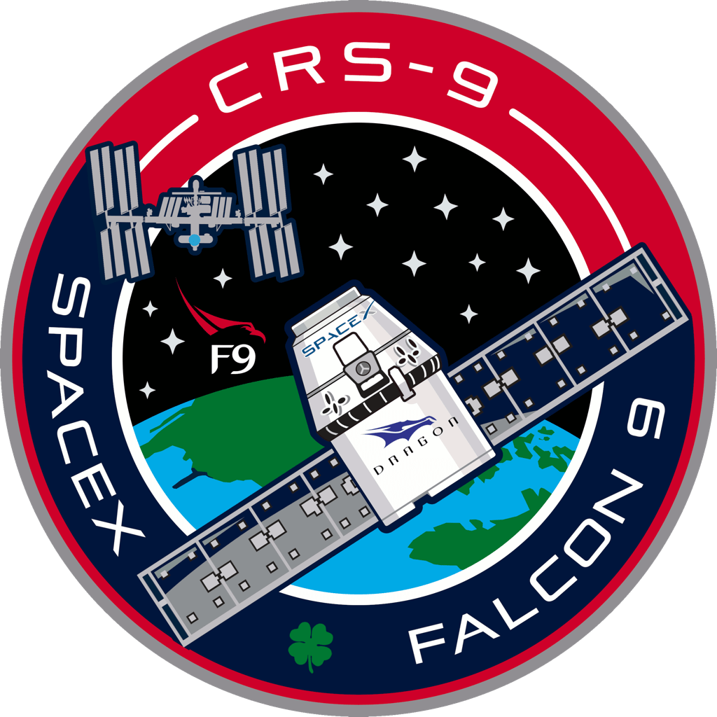 Mission patch for SpX CRS-9