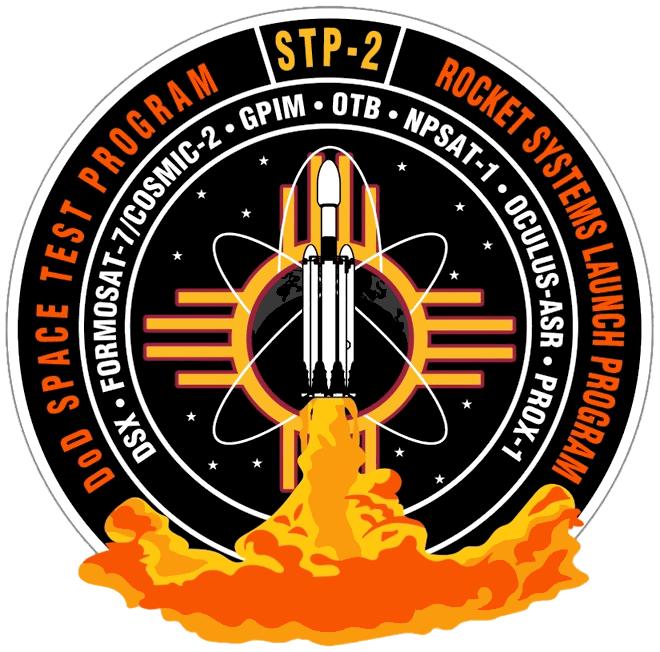 Mission patch for STP-2