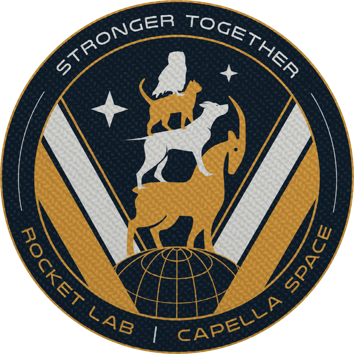 Mission patch for Stronger Together