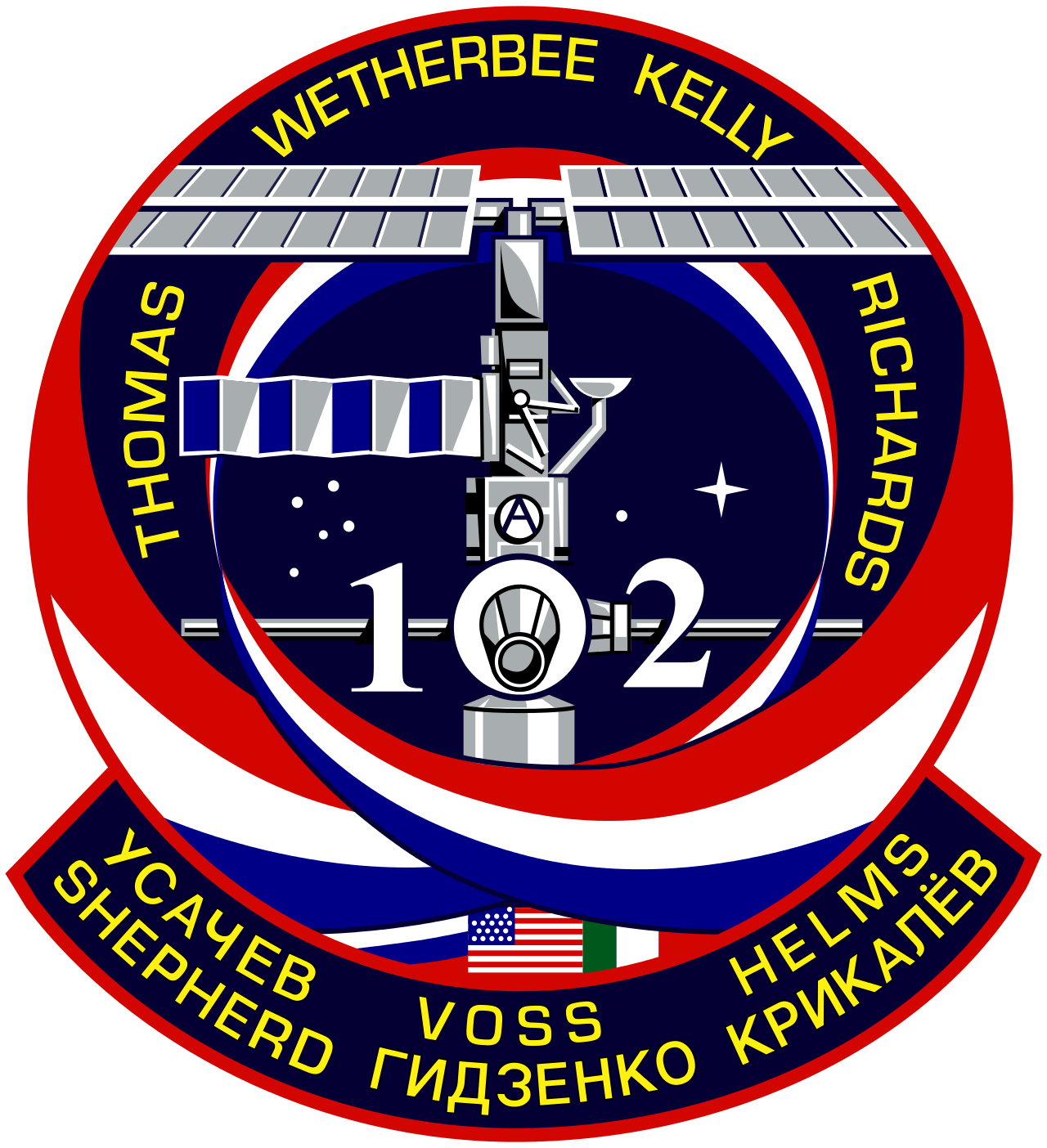Mission patch for STS-102