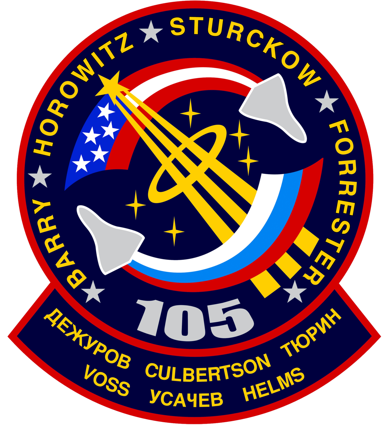 Mission patch for STS-105