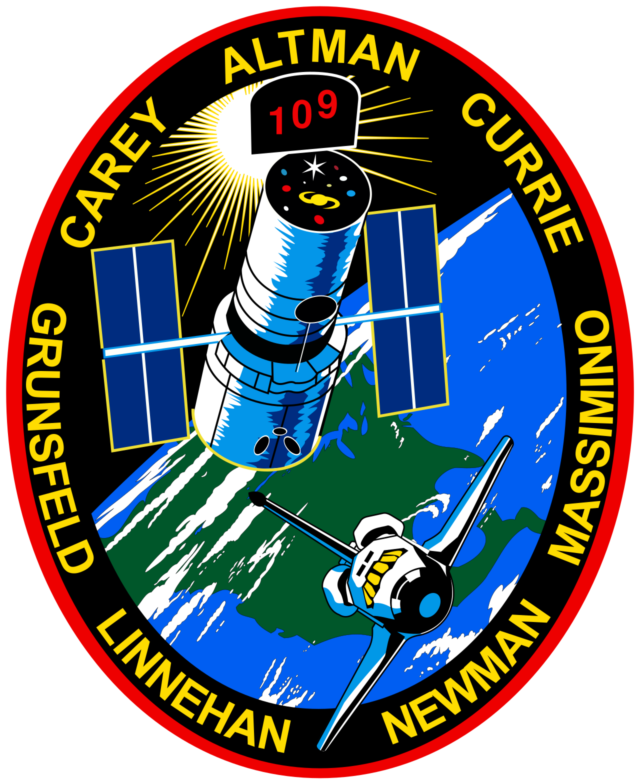 Mission patch for STS-109