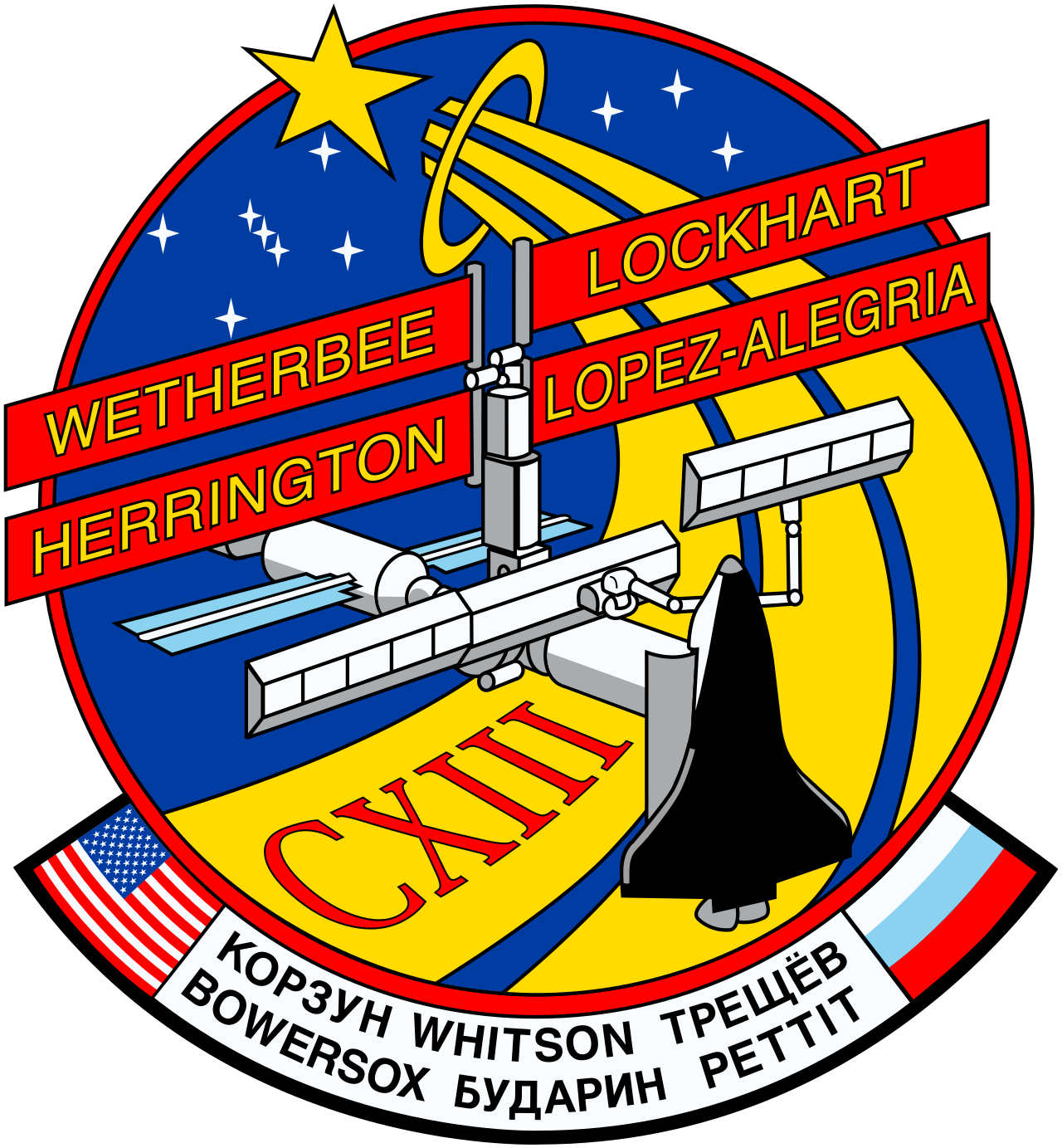 Mission patch for STS-113