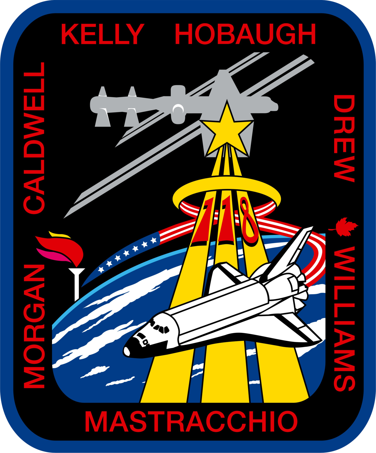 Mission patch for STS-118