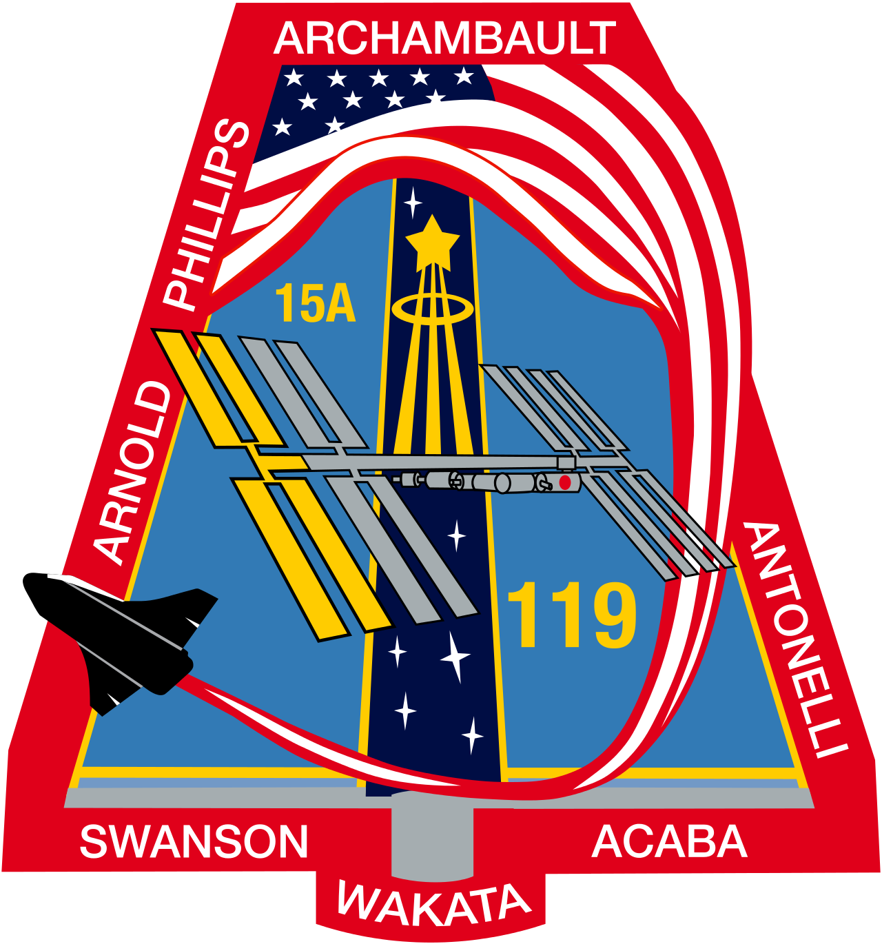 Mission patch for STS-119
