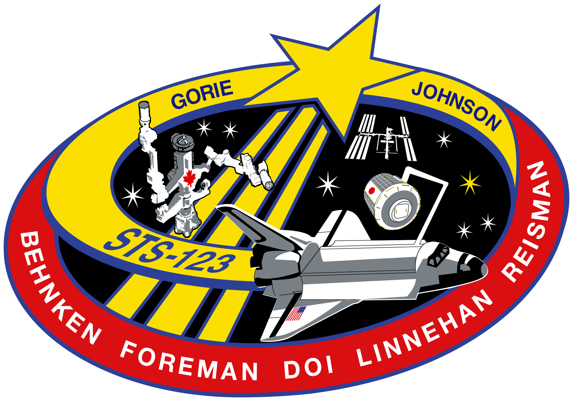 Mission patch for STS-123