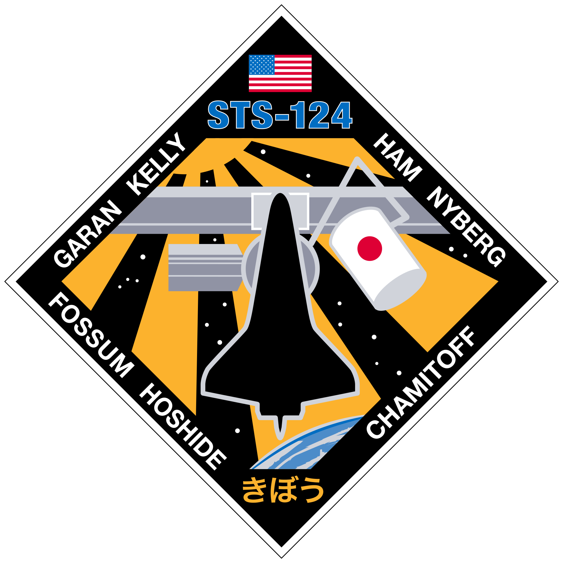Mission patch for STS-124