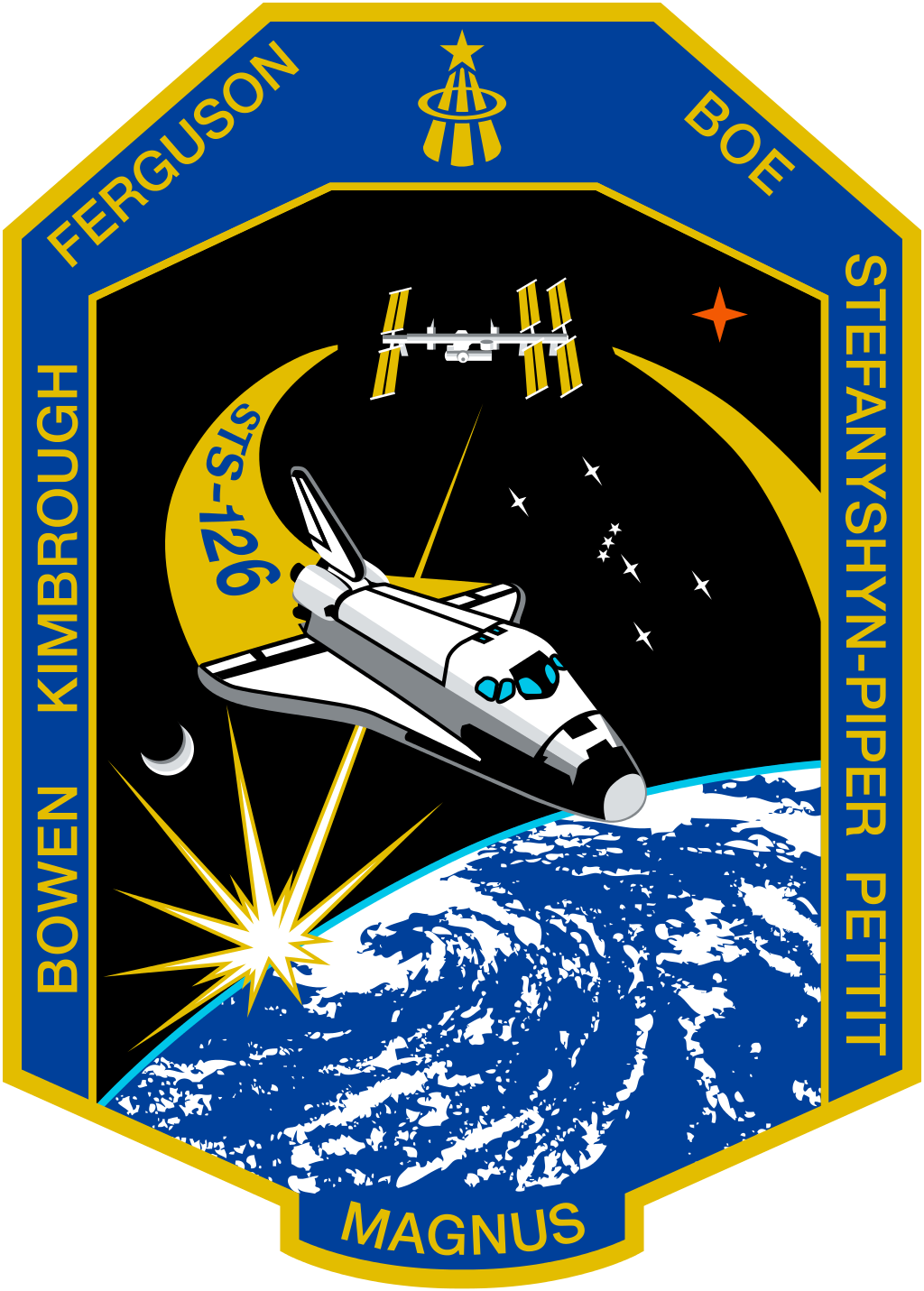 Mission patch for STS-126