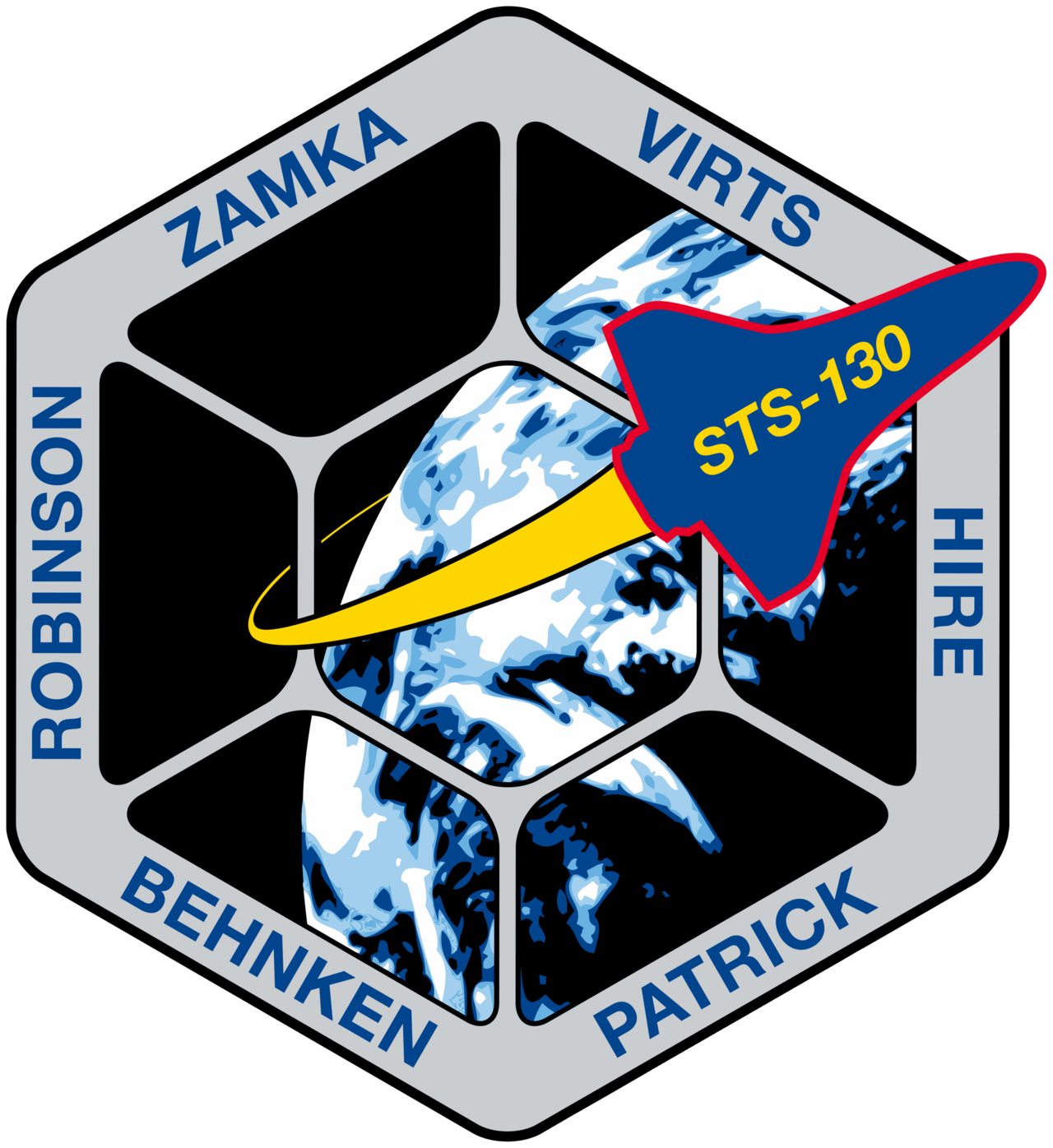 Mission patch for STS-130