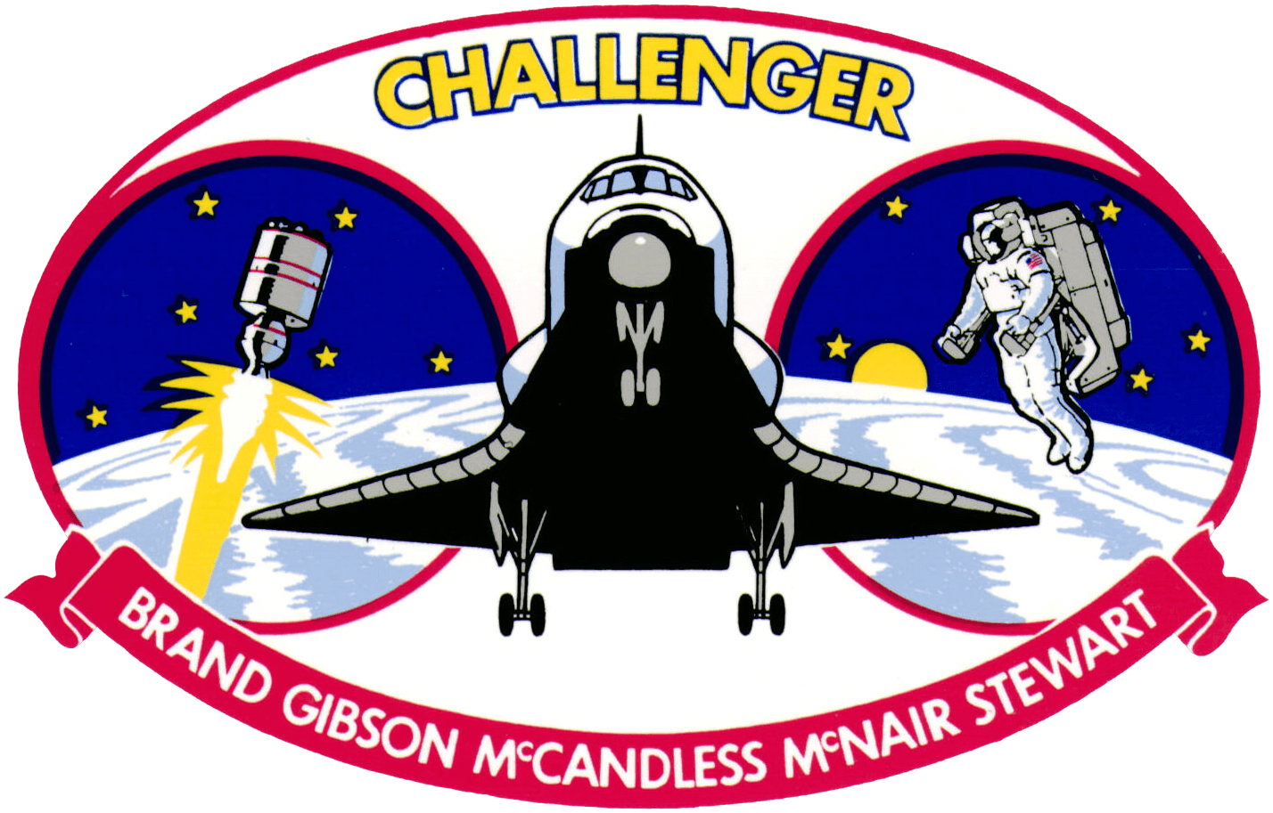 Mission patch for STS-41-B