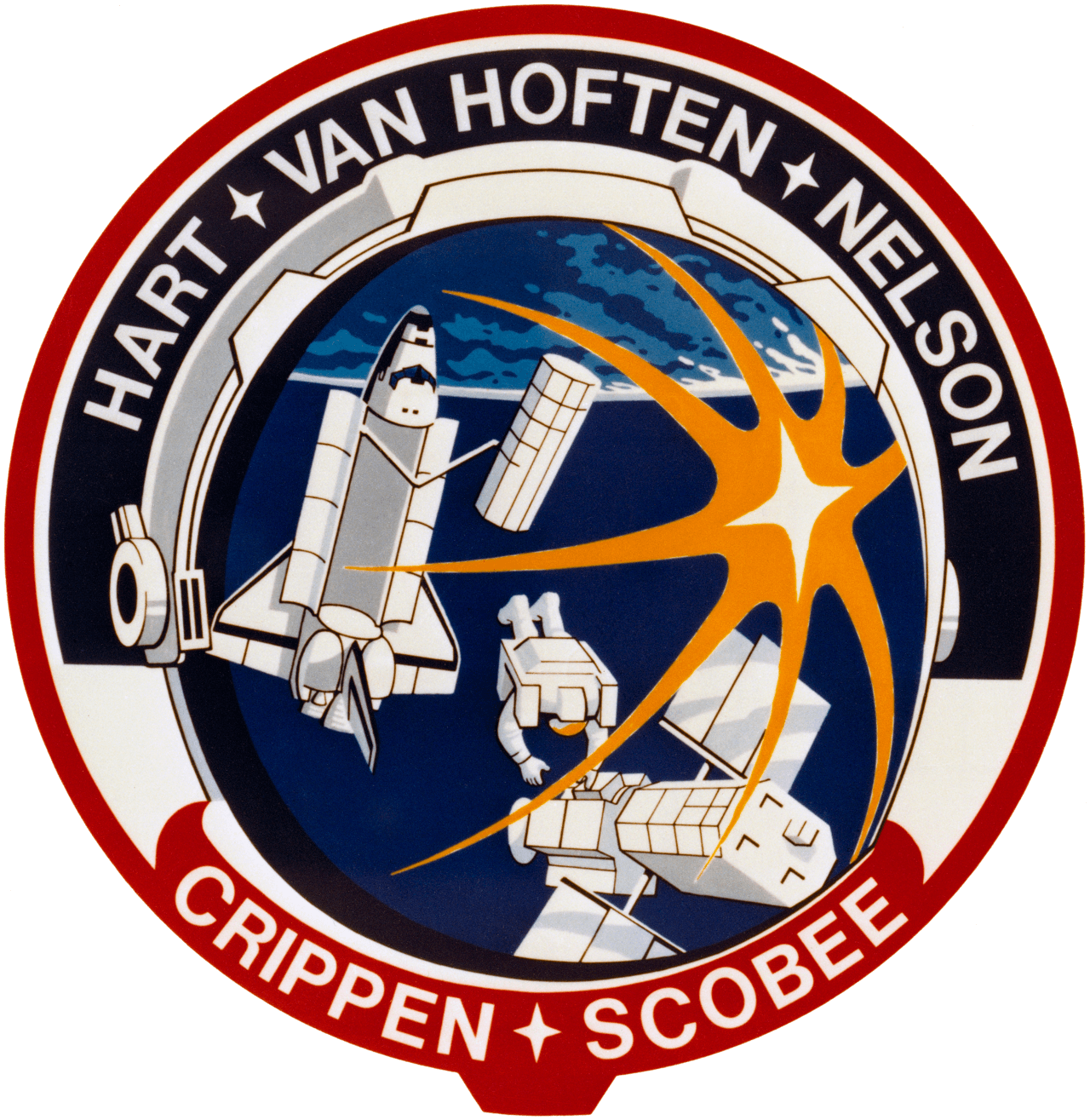 Mission patch for STS-41-C