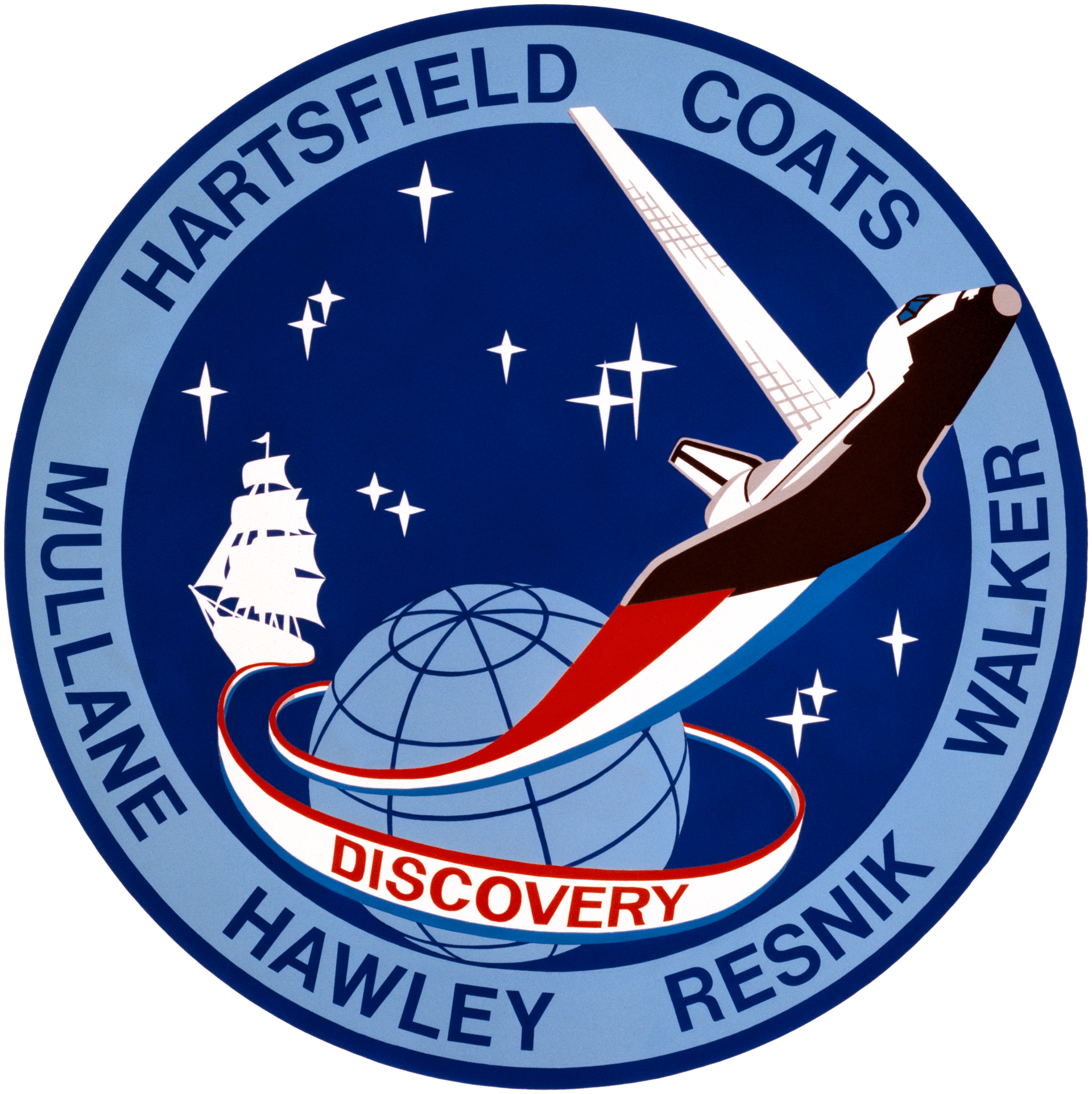Mission patch for STS-41-D