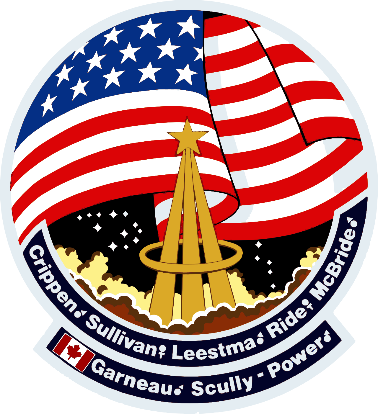 Mission patch for STS-41-G