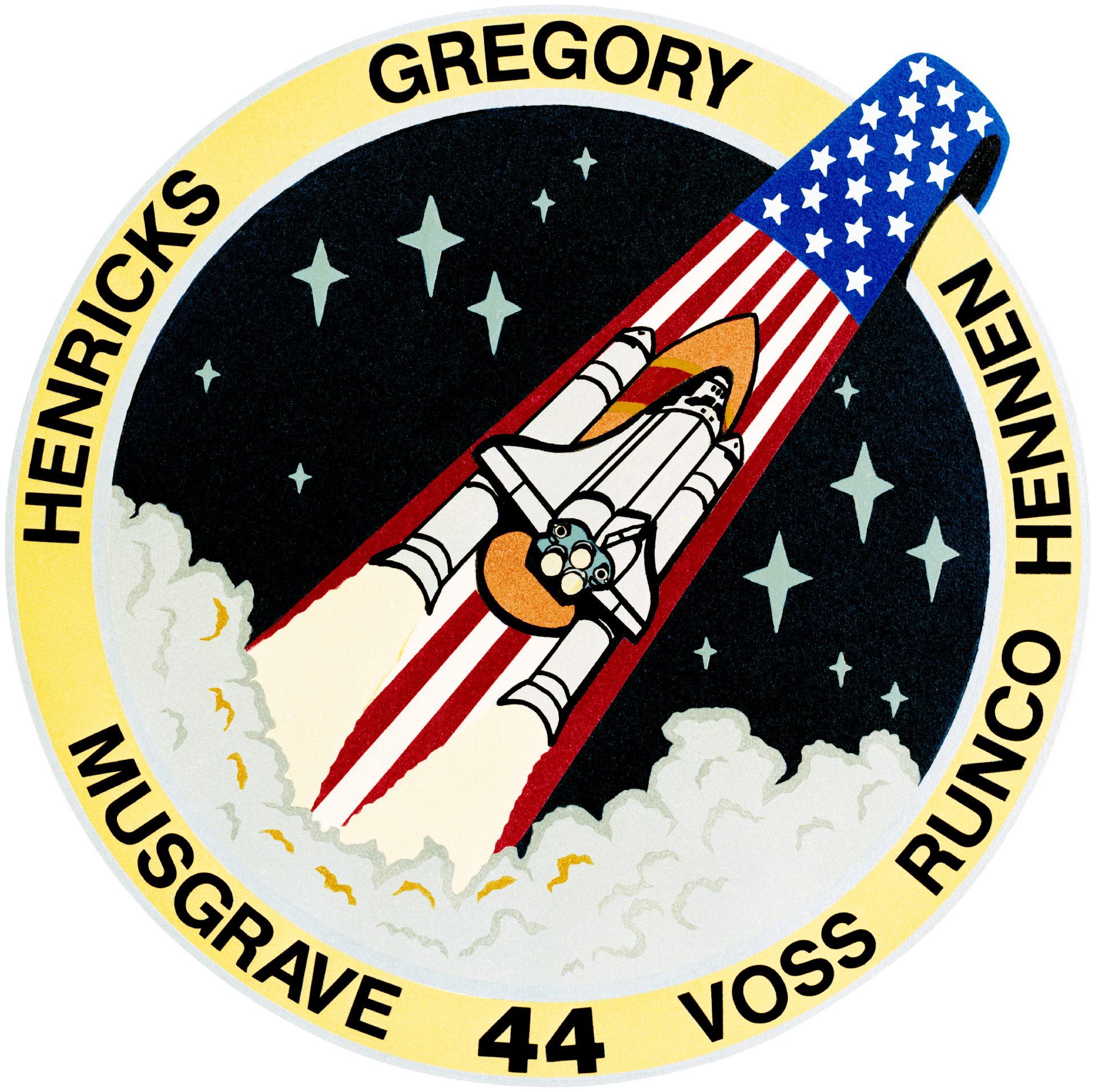Mission patch for STS-44