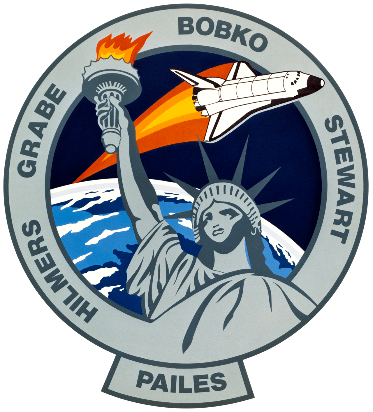 Mission patch for STS-51-J