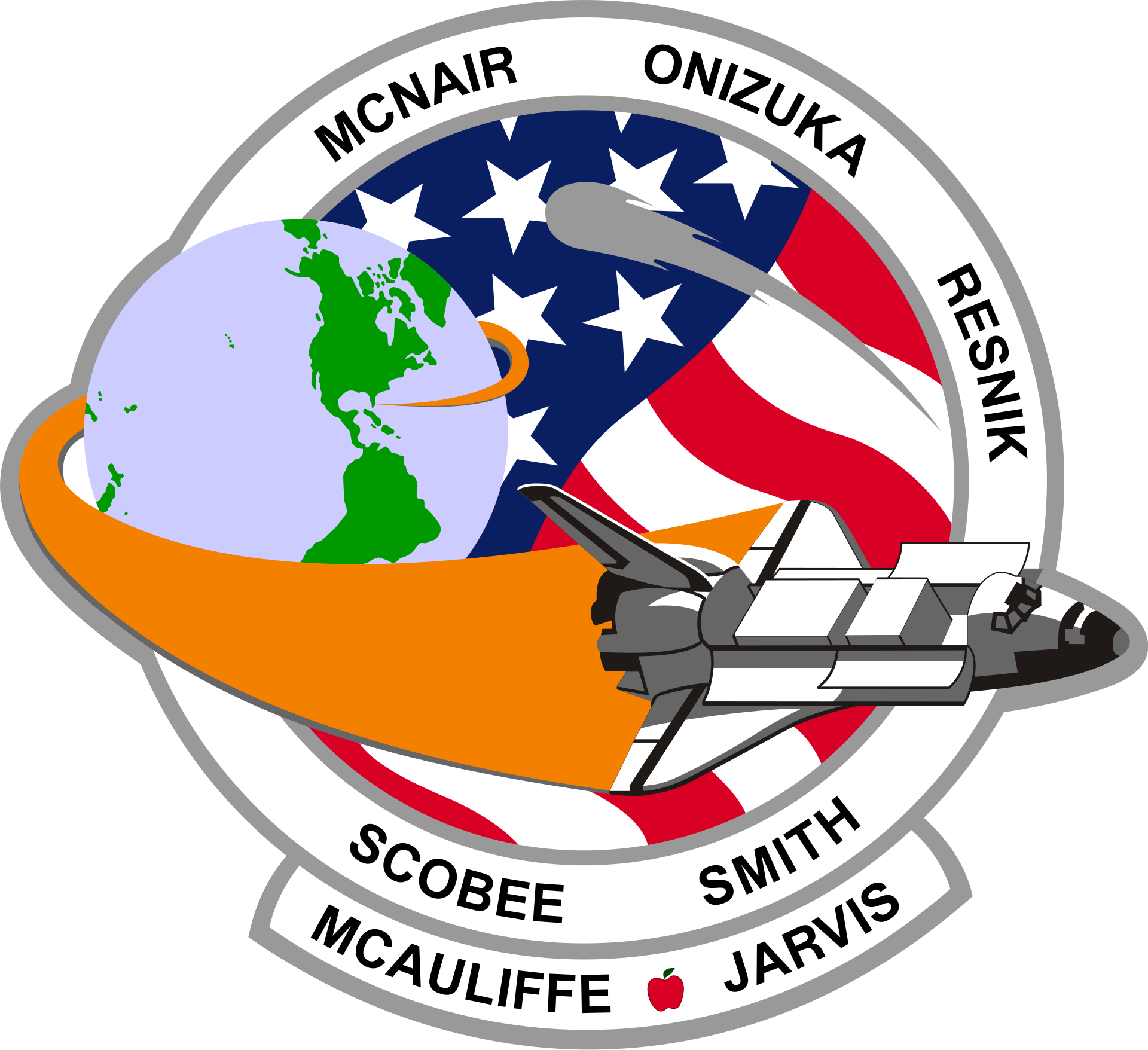Mission patch for STS-51-L